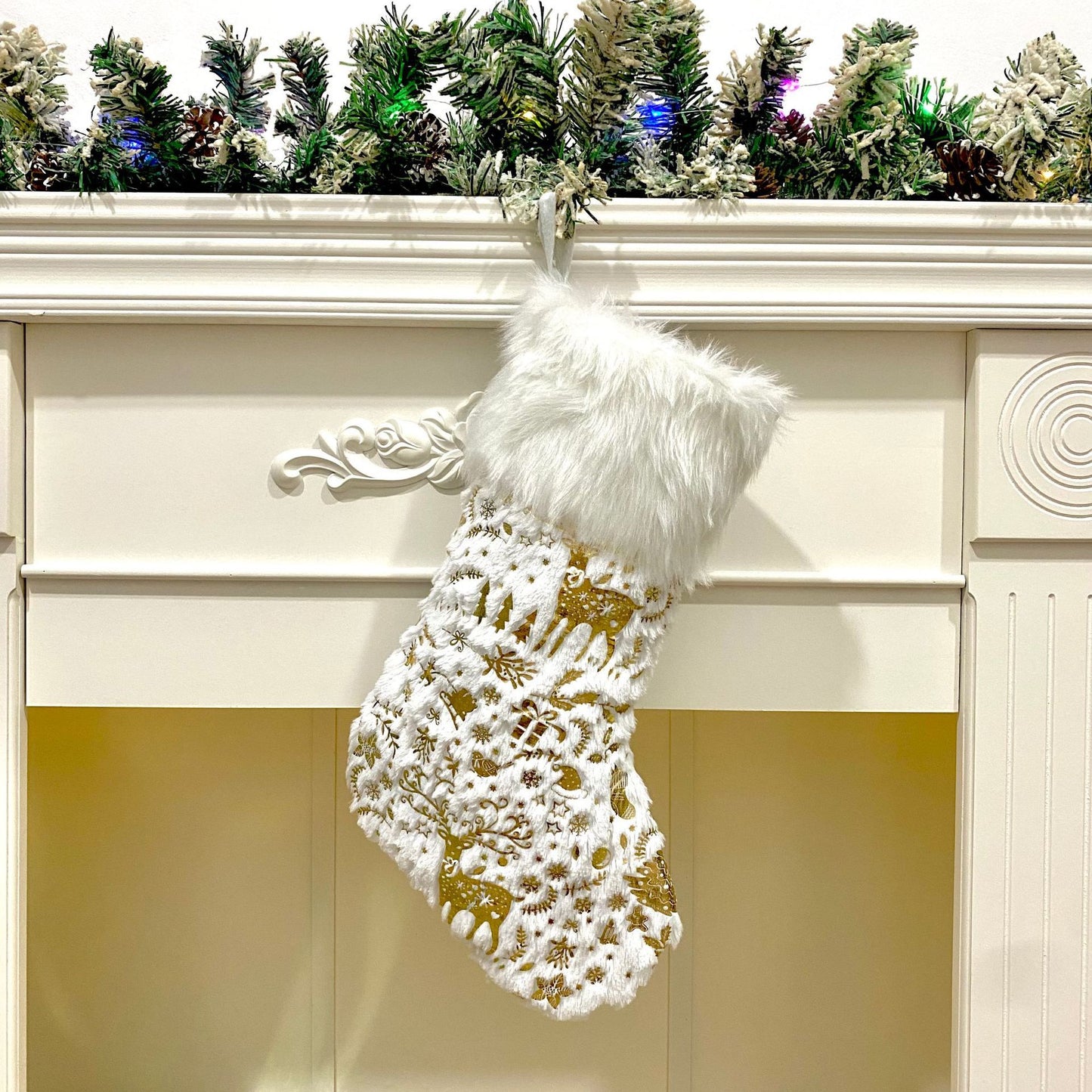 Christmas Decoration & Gilding Plush - Socks Gift Bag