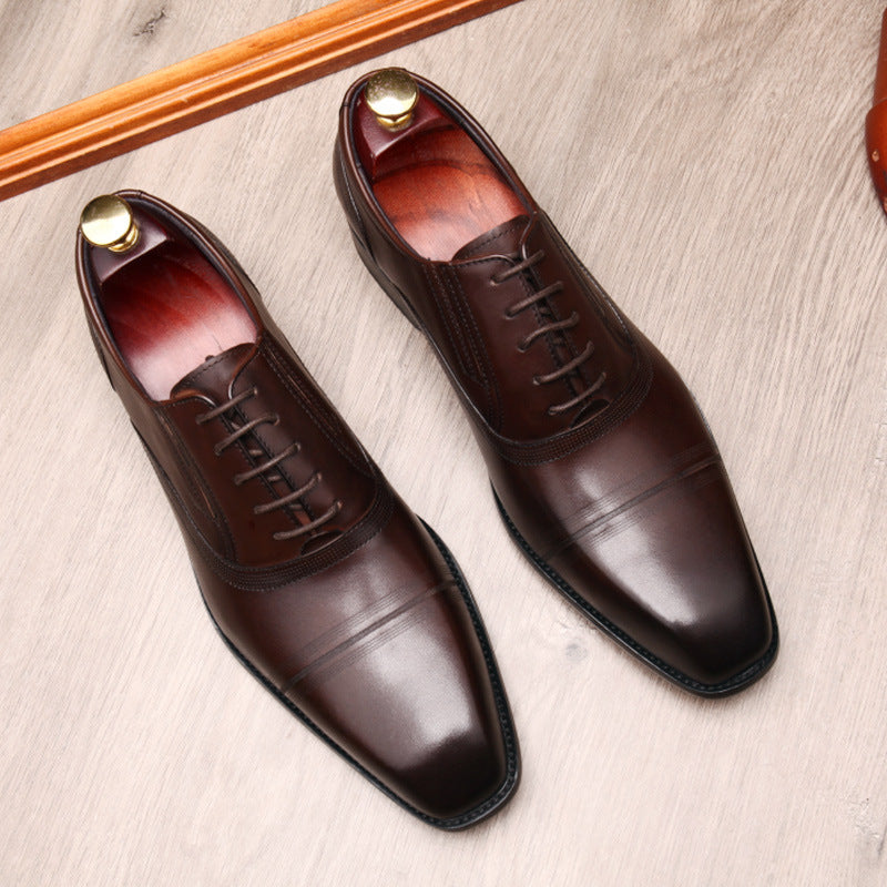 Fashion Mens Formal Leather Shoes Italian Design