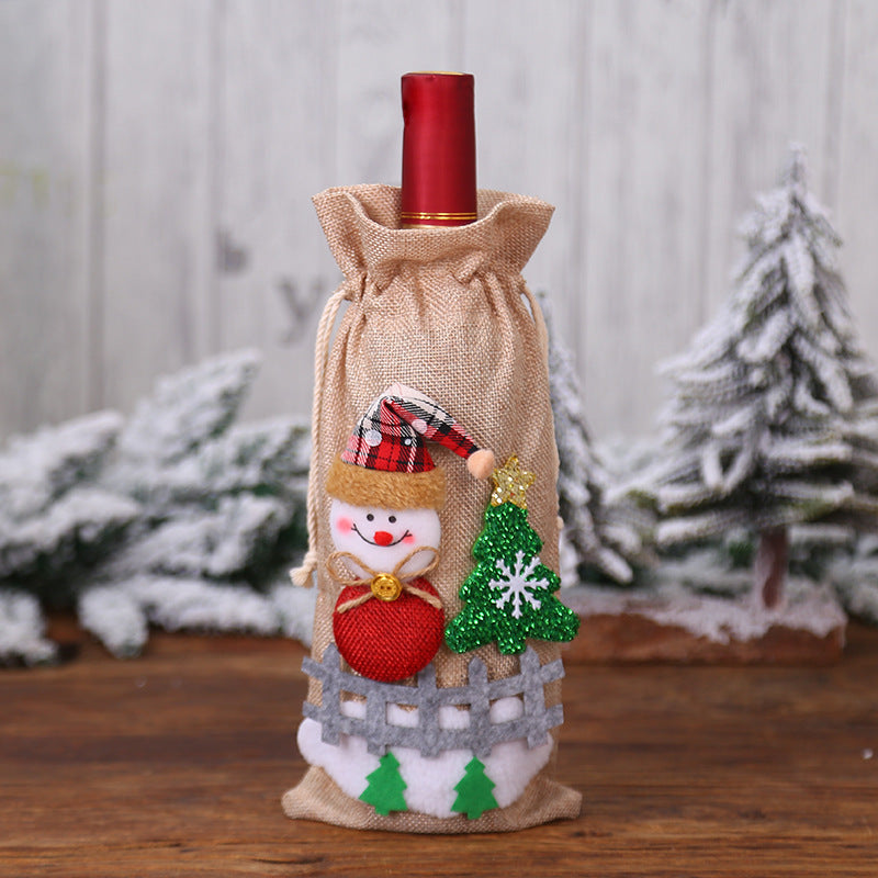 Christmas Decorations Wine Bottle Socks