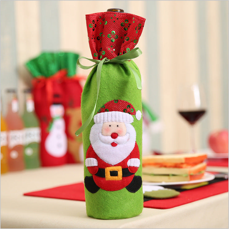 Christmas Decorations Wine Bottle Socks