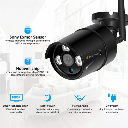 Camera Ccctv Outdoor Home Waterproof Night Vision