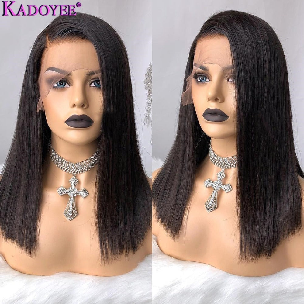 Europe, America, African Wigs,Female Human Hair Wigs, Front Lace Real Wigs