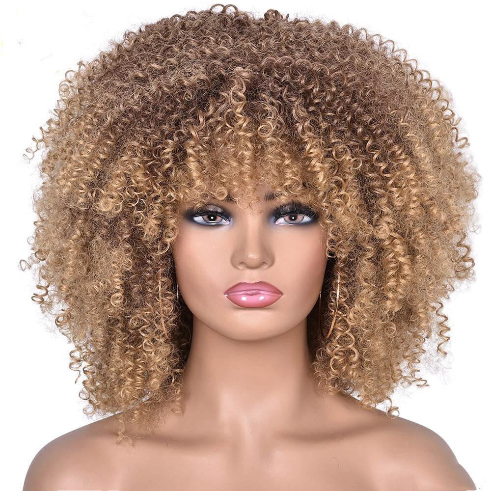 European And American Wigs Female Short Curly Wigs - Women