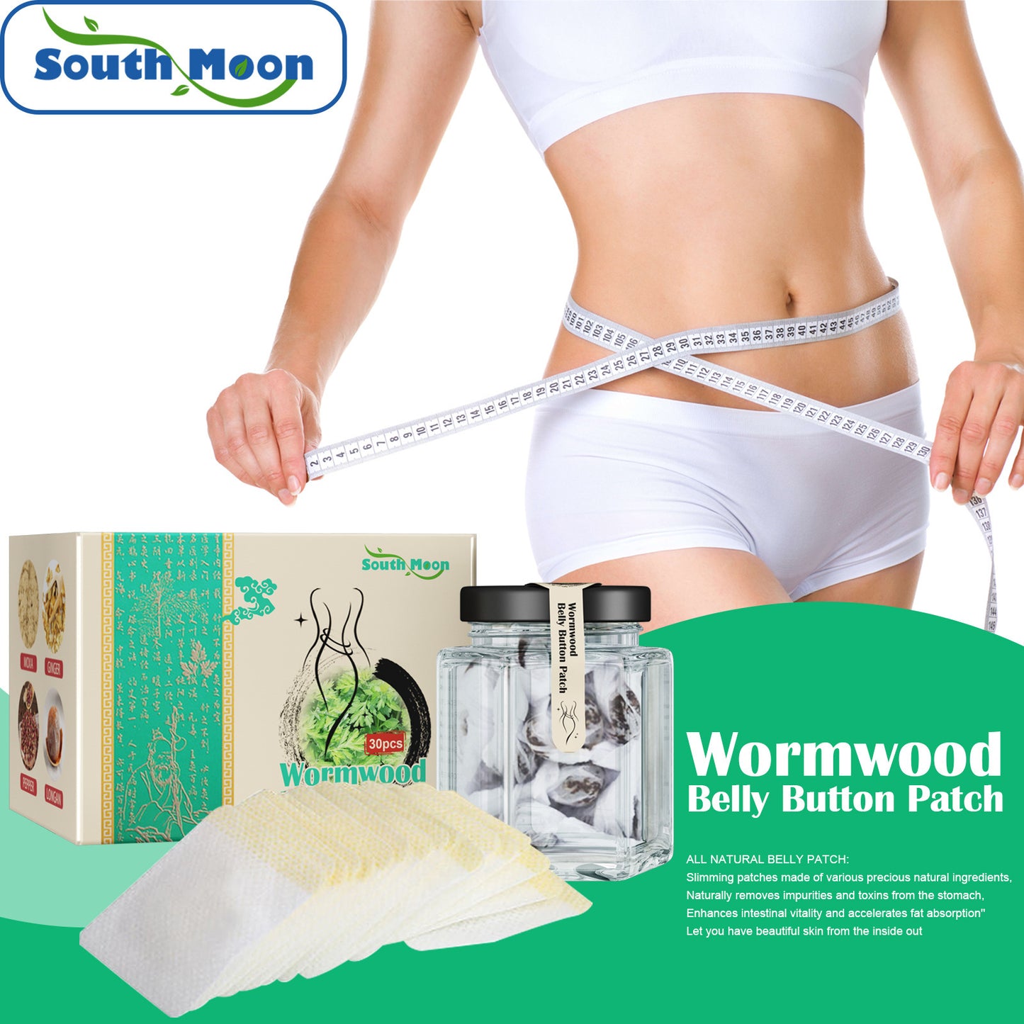 Weight Loss Patch & South Moon Detox - Herbal Abdominal