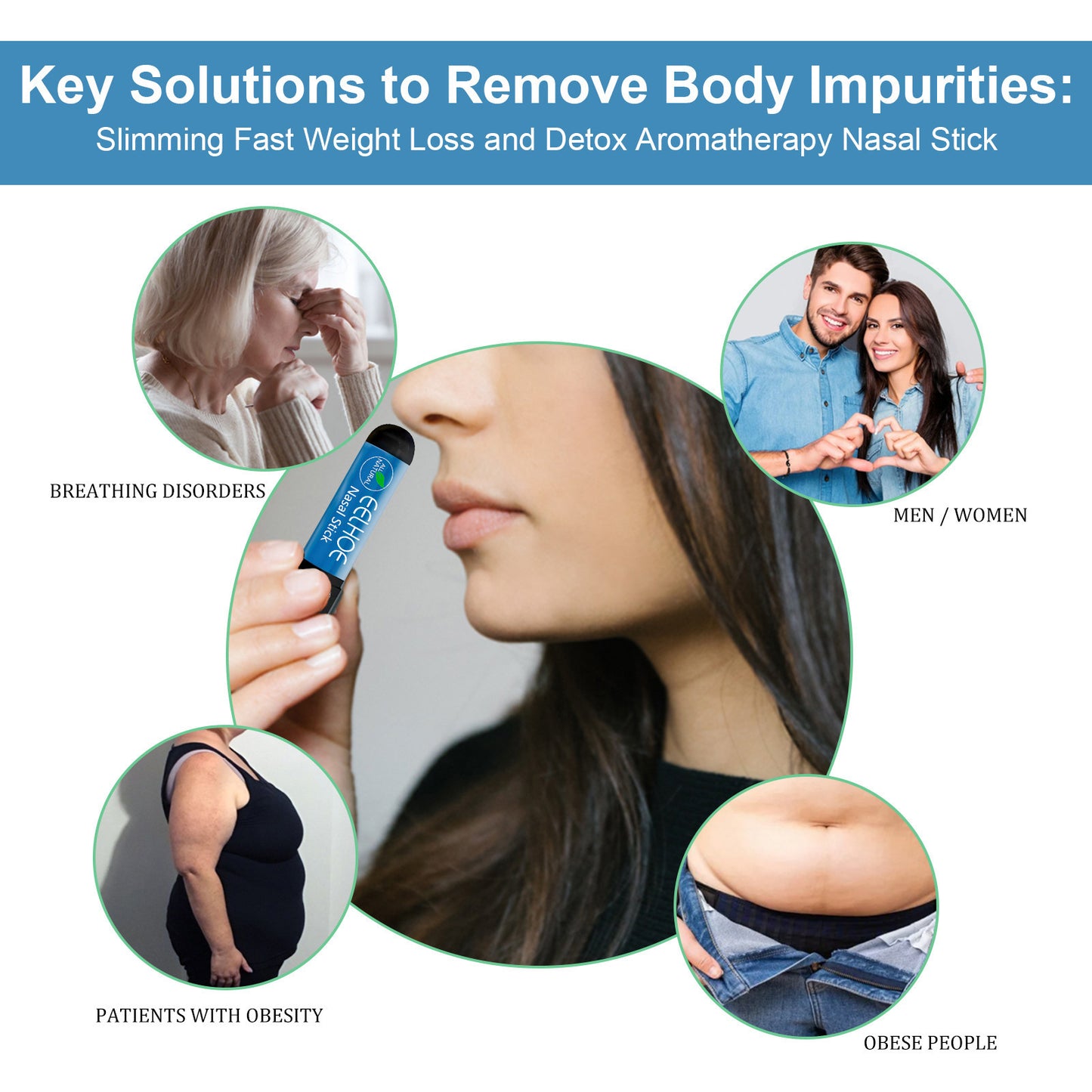 Slimming Nose Tube For Cooling Refreshing And Shaping The Body - Fat Burner