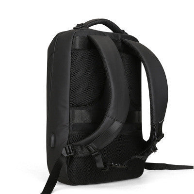 Anti-thief Fashion Men Backpack Multifunctional Waterproof Laptop Bag USB Charging Travel Bag