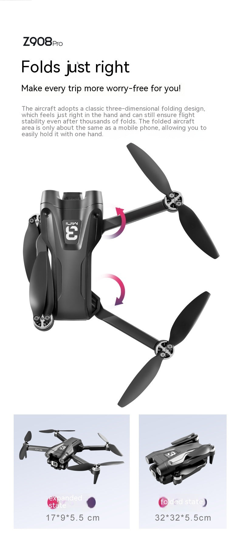 Drone UAV Optical Flow Dual Camera