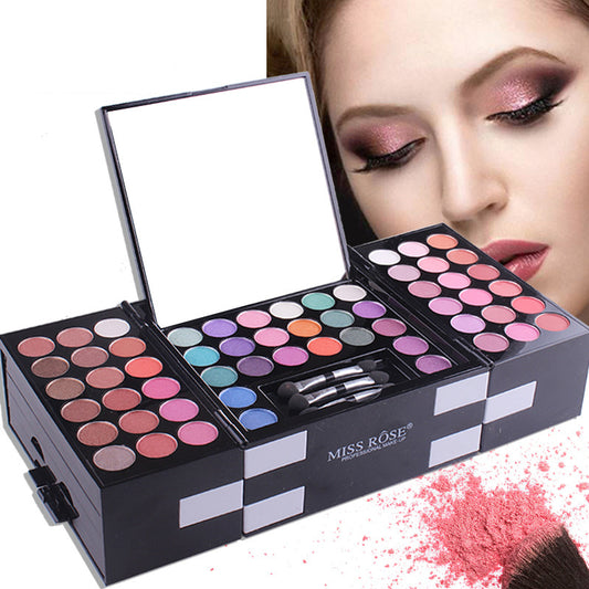 MISS ROSE 144 color 3 color 3 Color Eyeshadow blush eyebrow Makeup kit special wholesale