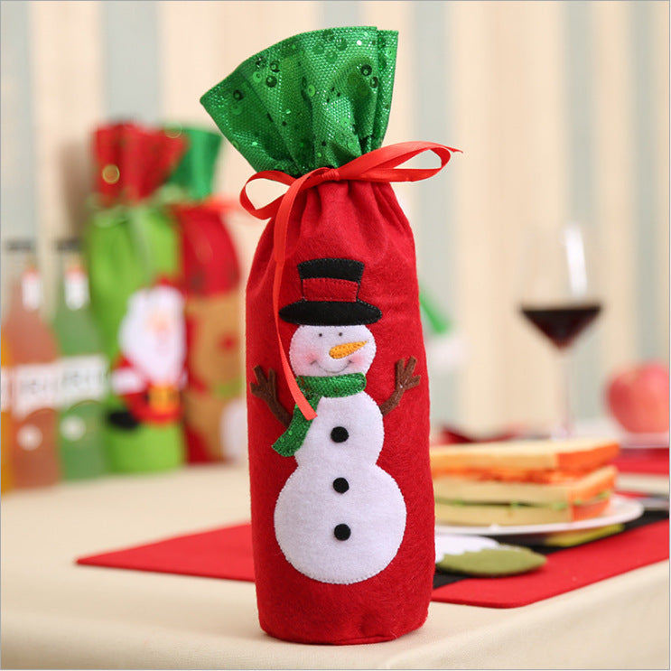 Christmas Decorations Wine Bottle Socks