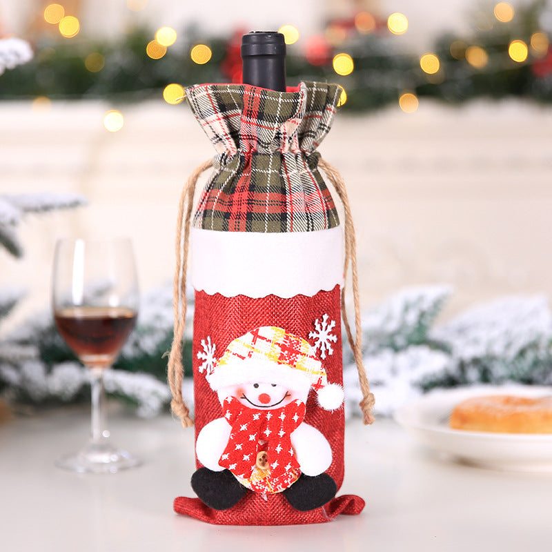 Christmas Decorations Wine Bottle Socks