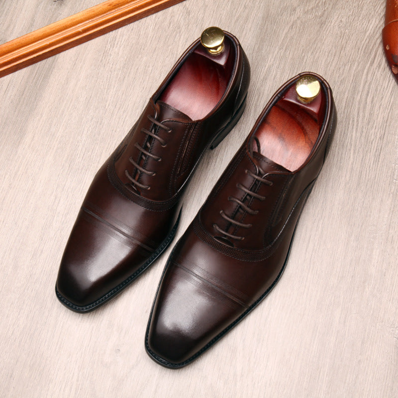 Fashion Mens Formal Leather Shoes Italian Design