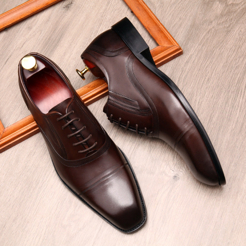 Fashion Mens Formal Leather Shoes Italian Design