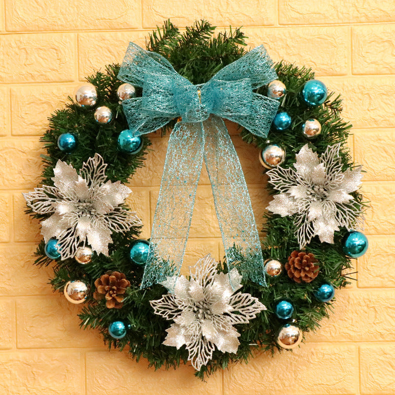 Christmas Wreath Mince Rattan Ring Door Hanging - 40 50 60CM