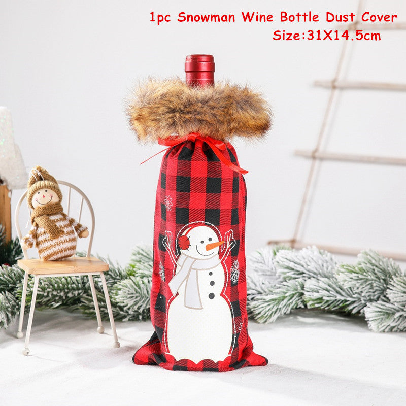 Christmas Decorations Wine Bottle Socks