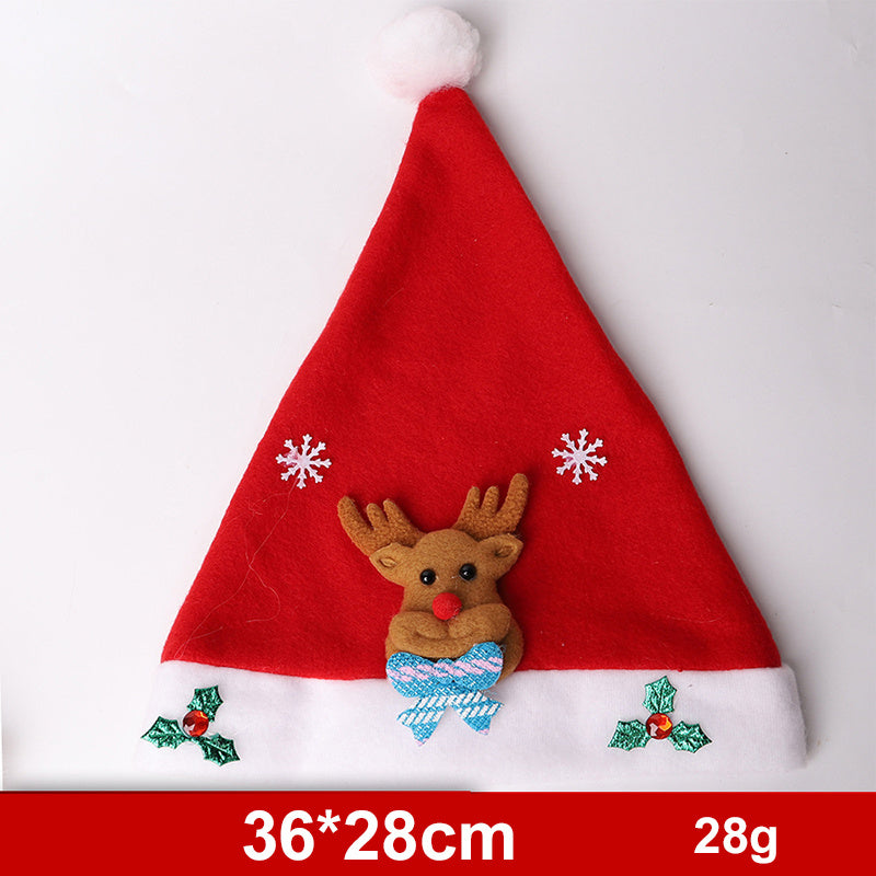 Fashion Snowman ElK Santa Claus Hats Xmas Gift Decoration