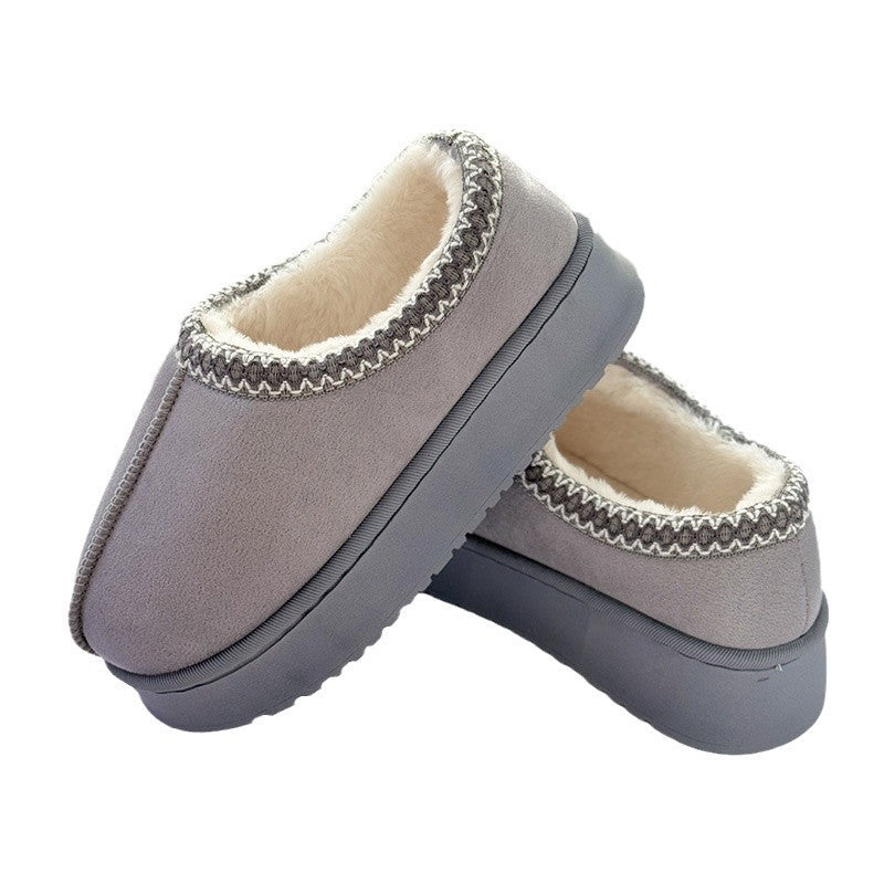 Cotton Shoes Lace Ethnic Style Fashion Cotton Slippers