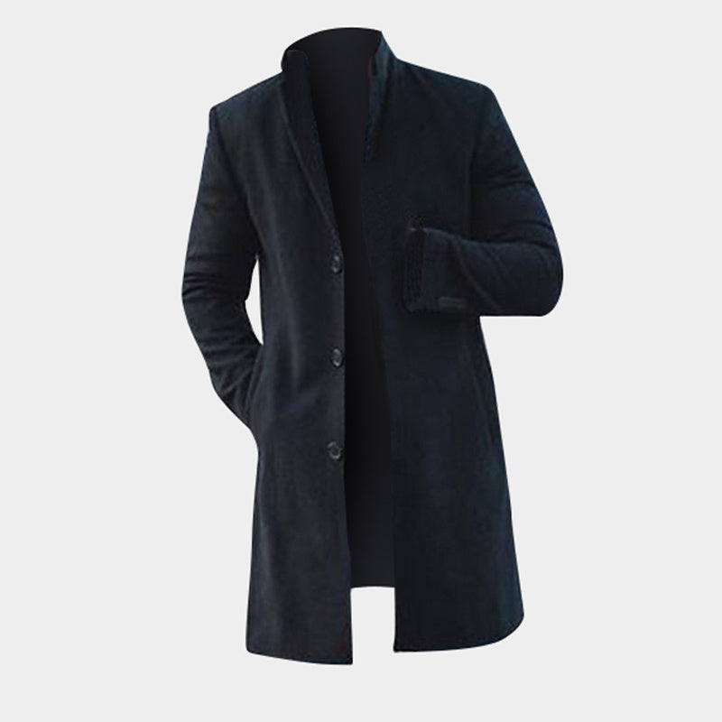 Fashion Winter Men's Trench Long Jackets Coats Overcoat Classic Jackets