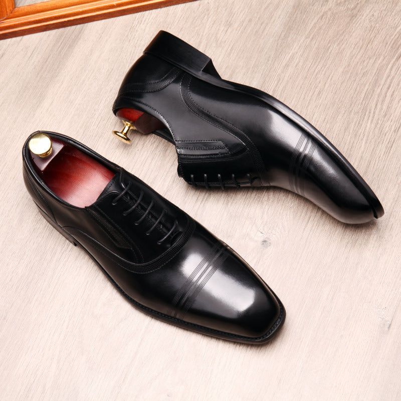 Fashion Mens Formal Leather Shoes Italian Design