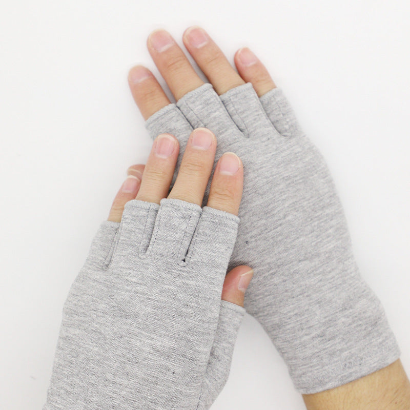 Light Gray Bamboo Charcoal Fiber Pressure Care Gloves