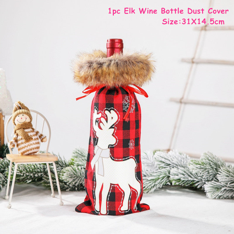 Christmas Decorations Wine Bottle Socks