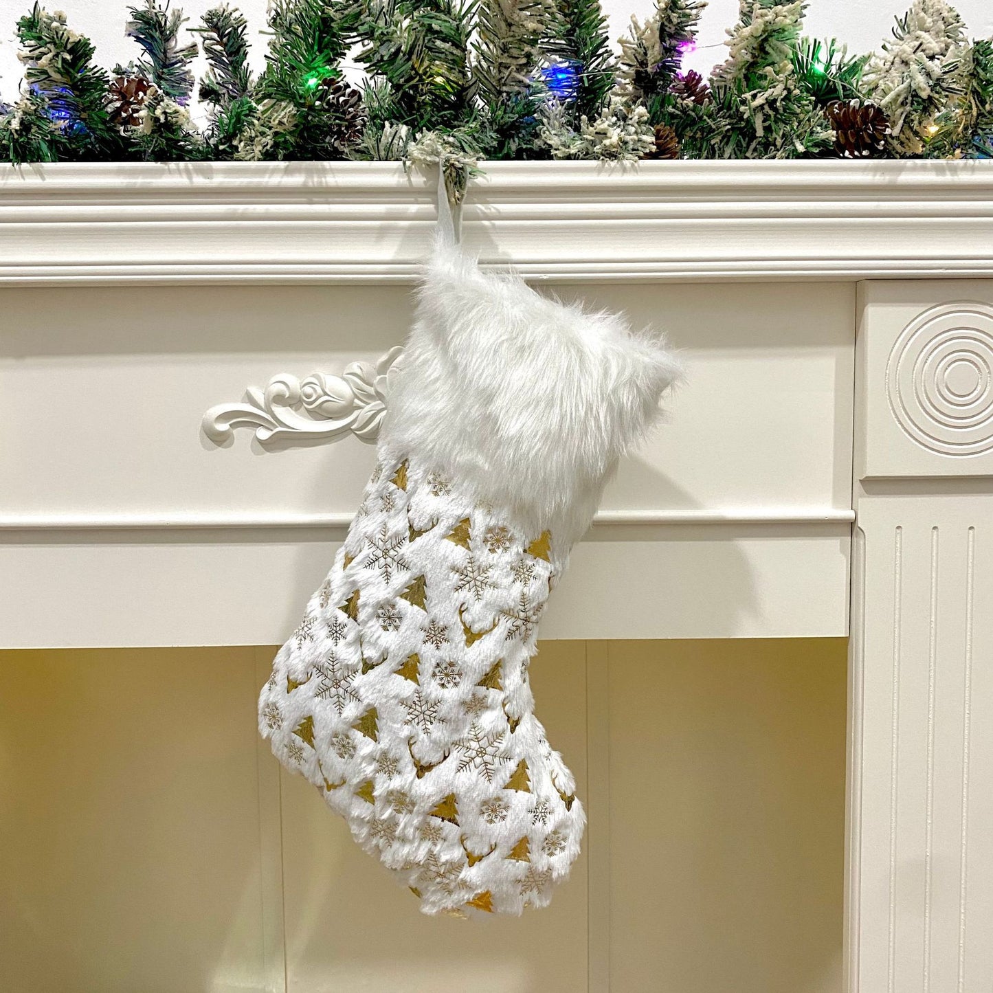 Christmas Decoration & Gilding Plush - Socks Gift Bag