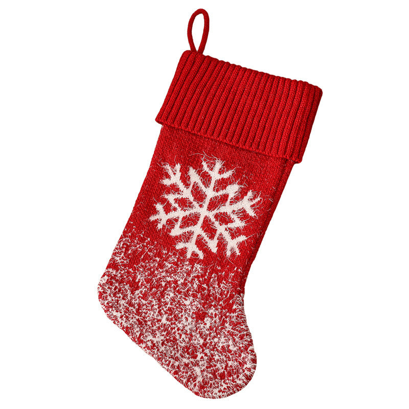 Xmas Holiday Hanging Stocking Socks Candy Gift Bag and for Party Decorations