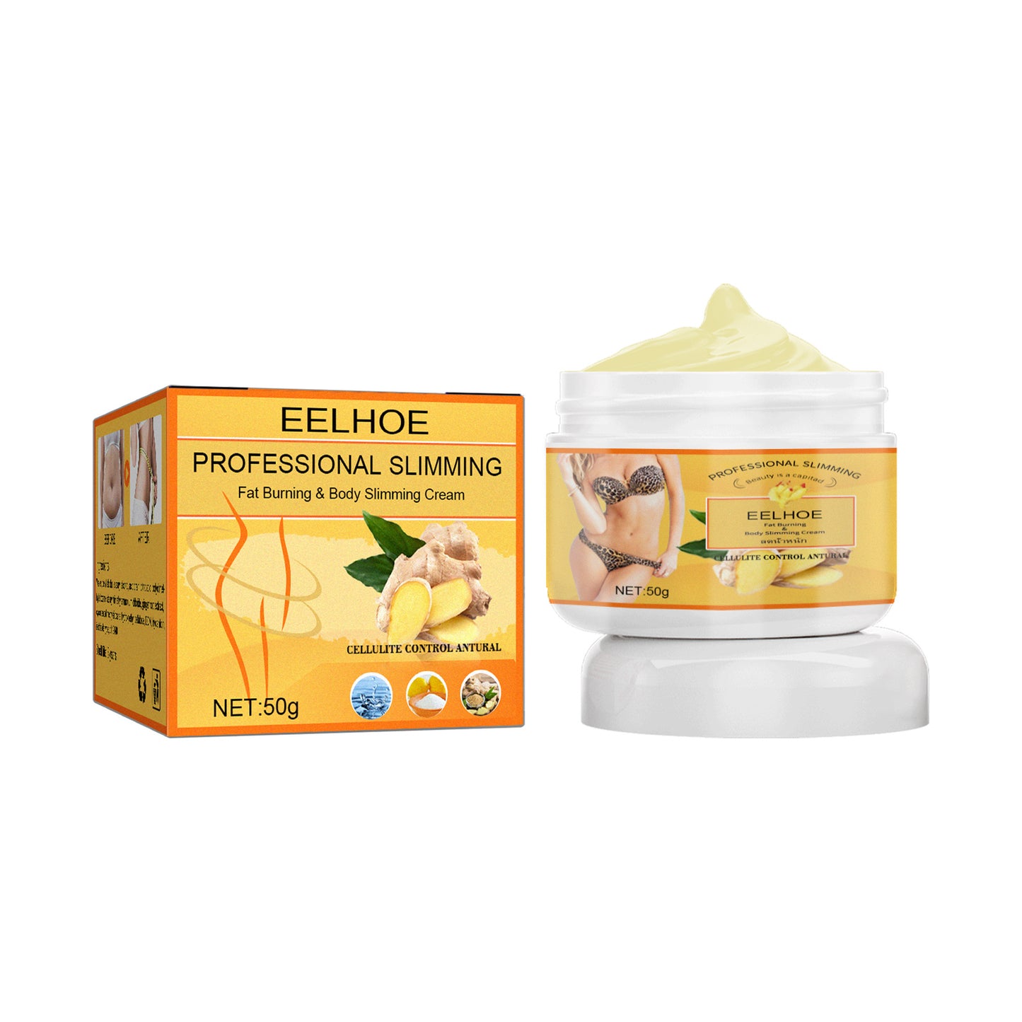 Fat Burning Body Weight Loss Cream - EELHOE Ginger Weight Loss Cream Slimming