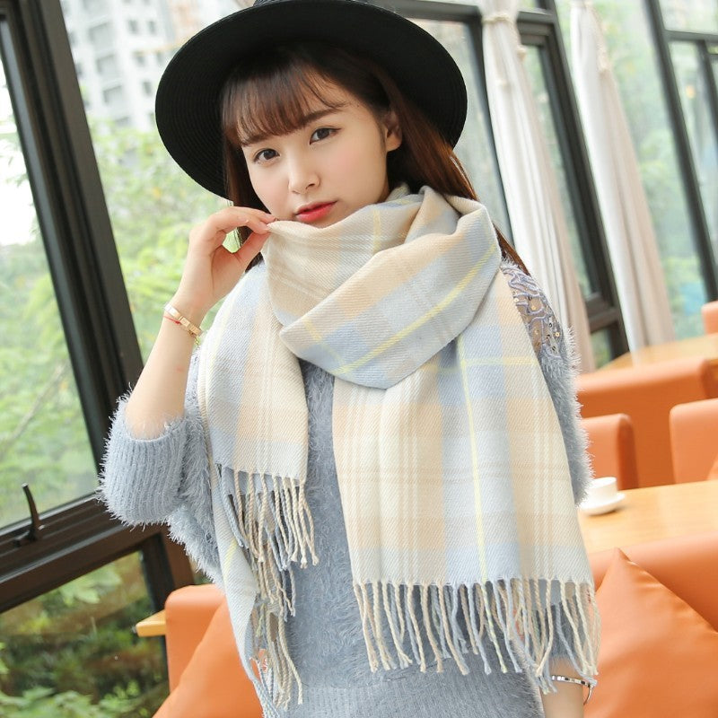 Warm Thickened Couple Scarf Student Trendy High-grade Shawl