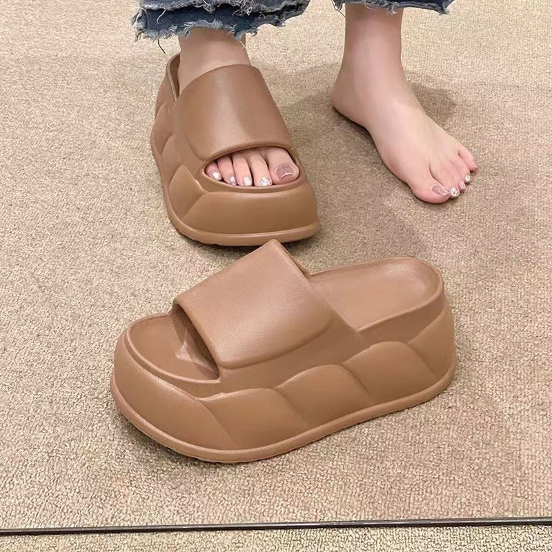 Women's Thick-soled Slippers For Summer