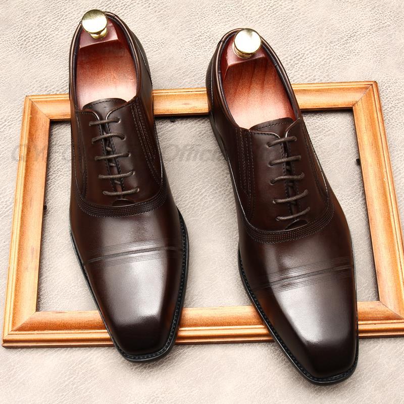 Fashion Mens Formal Leather Shoes Italian Design