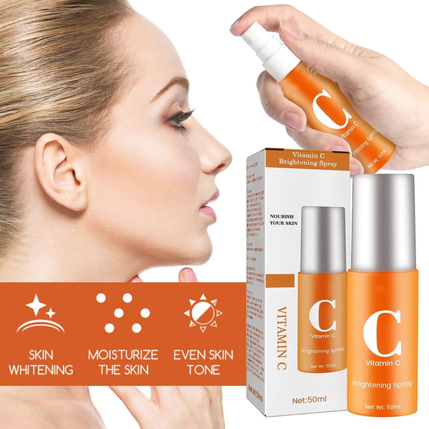 Vitamin C Moisturizing Spray For Moisturizing Skin